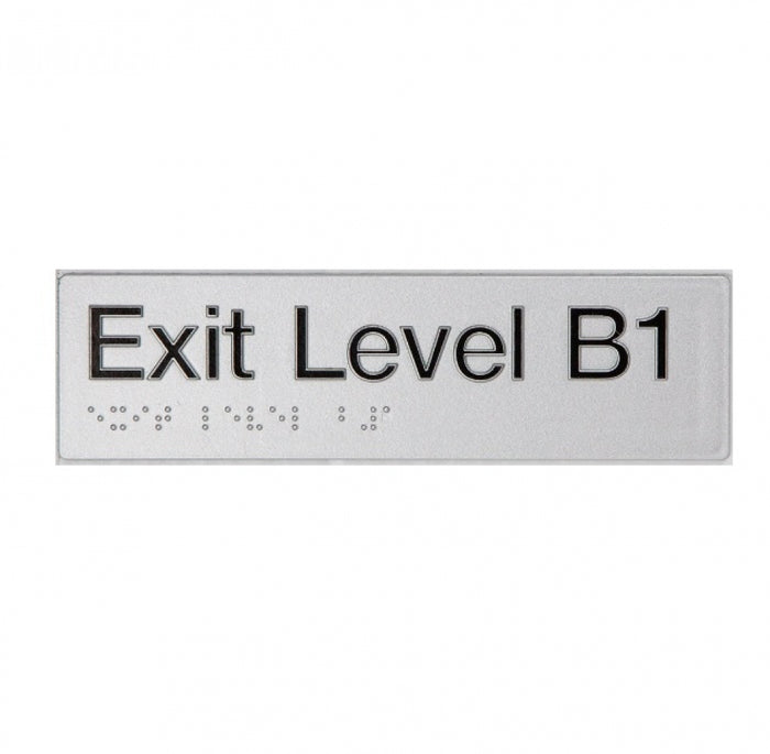 BEST BUY EB1 Exit Sign Basement 1 Braille