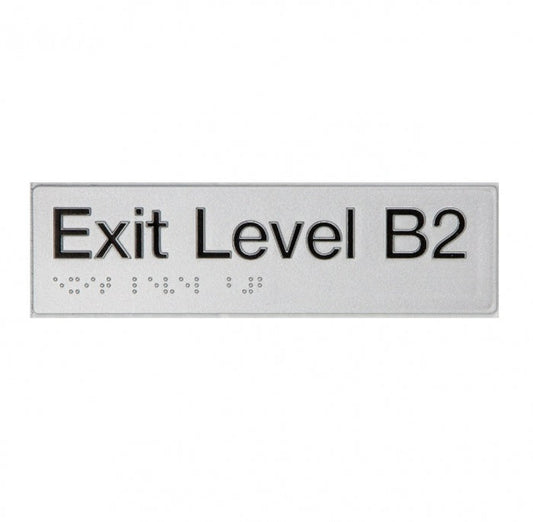 BEST BUY EB2 Exit Sign Basement 2 Braille