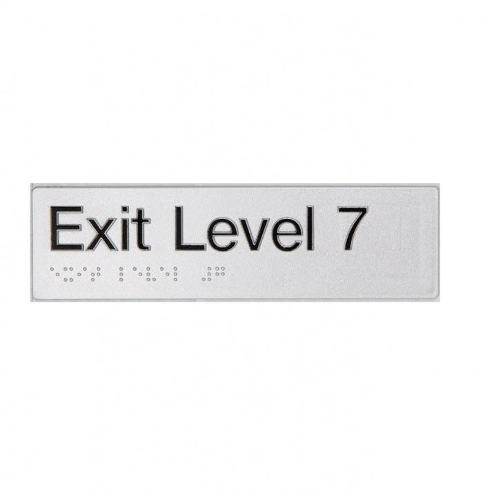 BEST BUY EL7 Exit Sign Level 7 Braille