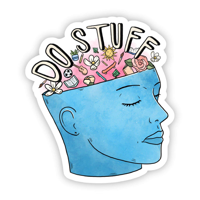 Big Moods 'Do Stuff' Vinyl Sticker