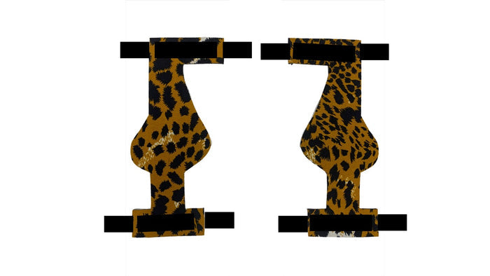 Chicken Sandal Pair (Sandals for Chickens) / Leopard