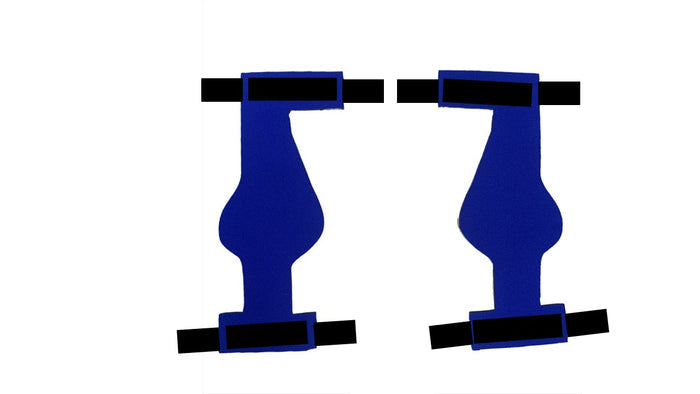 Chicken Sandal Pair (Sandals for Chickens) / Royal Blue