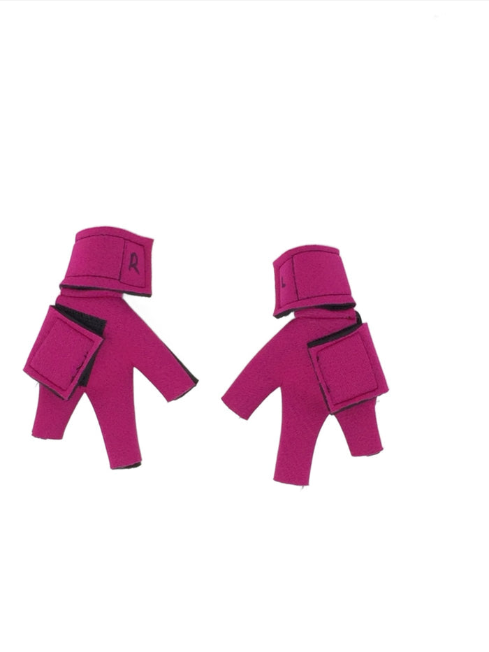 Chicken Pair Small (2.25" W x 2" L) / Pink