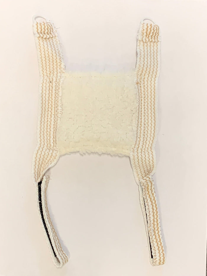 Small Parrot (Hook and Loop ONLY) / Hook-and-Loop / White Sherpa