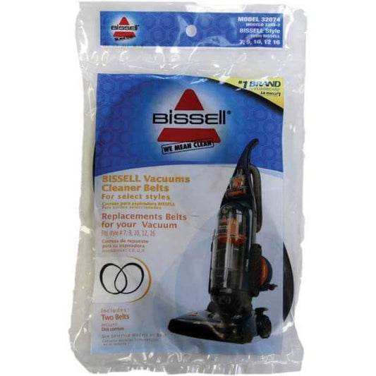 Bissell Genuine Belts Styles 7/ 9/10/12 3545 2 Pk Part 32074