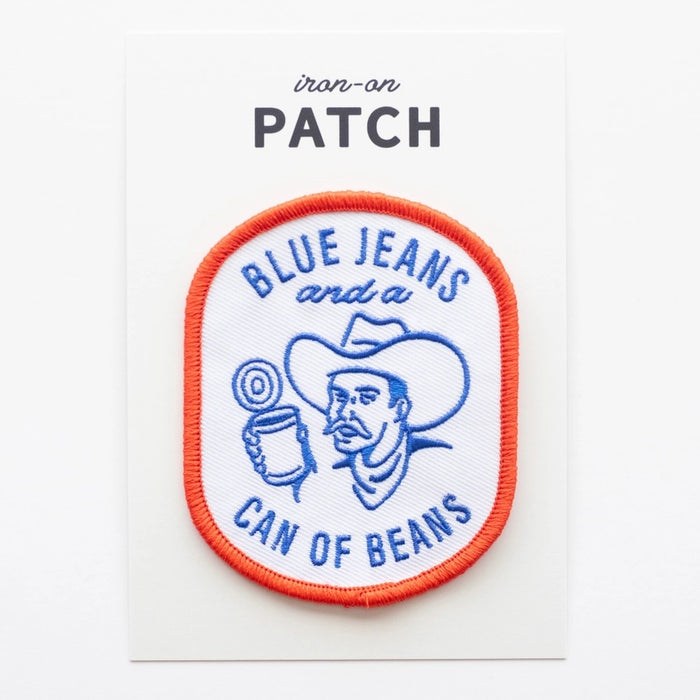 Blue Jeans Can of Beans Patch