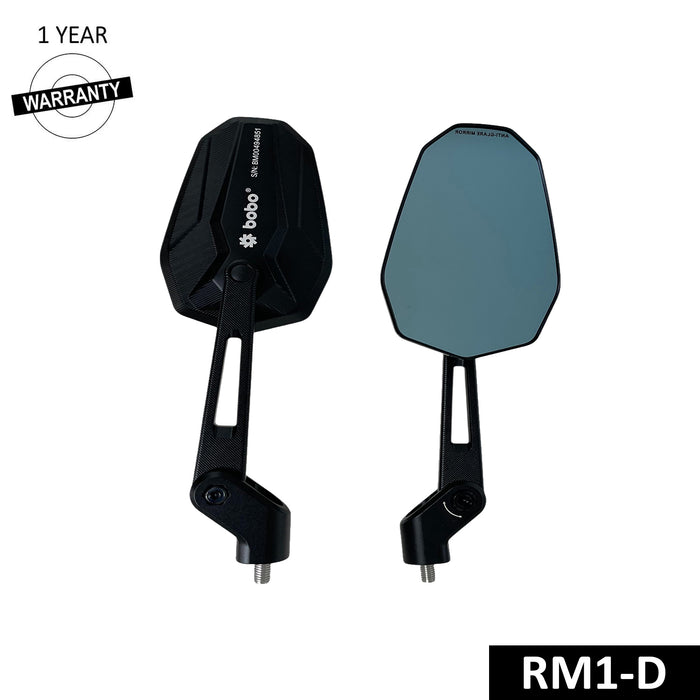 Bobogears RM1-D Motorcycle Mirror
Bobogears RM1-D Premium Rearview Mirror with Anti-Fog and Anti-Glare Coating