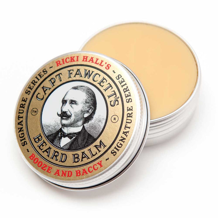 Captain Fawcett and Ricki Hall's Booze & Baccy beard balm