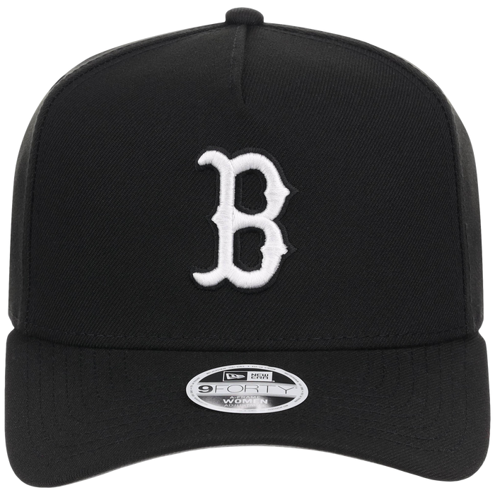 Boston Red Sox Women's New Era 9FORTY Black A-Frame