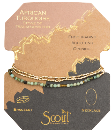 SD006 African Turquoise/Gold