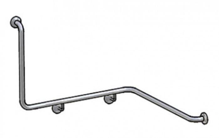 Bradley 832 Corner Toilet Grab Rail 90 Degree Right Hand