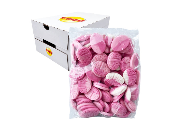 BUBS Wild Berry Pomegranate OVALS Candy 2.8kg (98.77 oz) – Authentic Swedish Vegan Soft & Chewy Candy Bulk Box