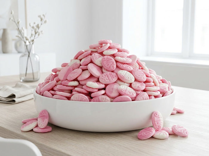 BUBS Wild Berry Pomegranate OVALS Candy 2.8kg (98.77 oz) – Authentic Swedish Vegan Soft & Chewy Candy Bulk Box