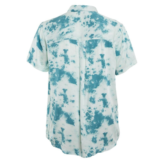 Camisa Manga Corta Clouds Blue White