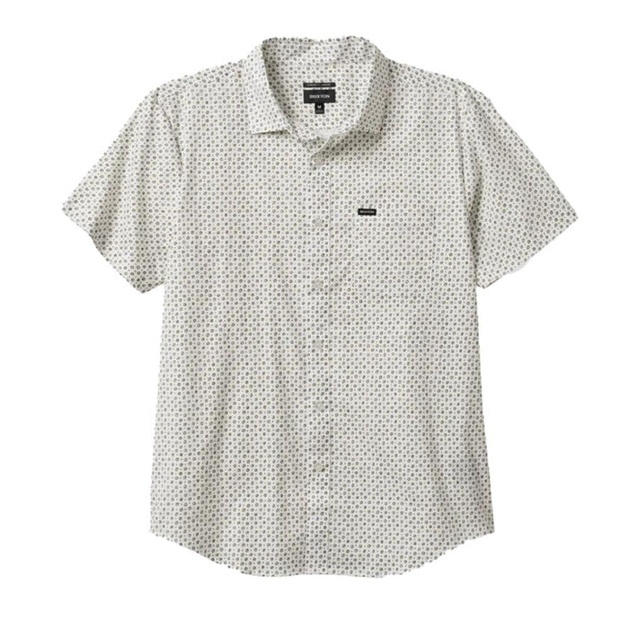 Camisa Manga Corta Men Charter White Dots