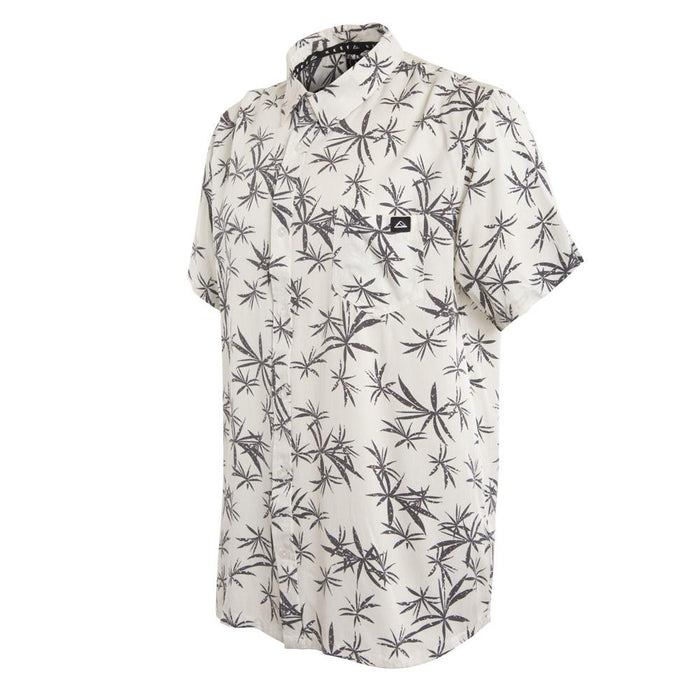 Camisa Men Manga Corta Palms Beige