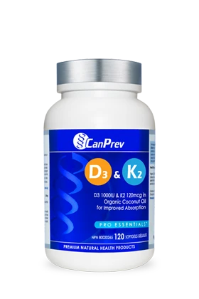 CanPrev: D3 & K2 Softgels