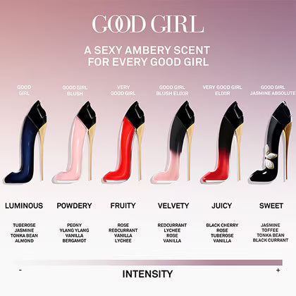 Carolina Herrera Good Girl Blush 30ml Eau de Parfum spray with a sleek bottle and pink accents.