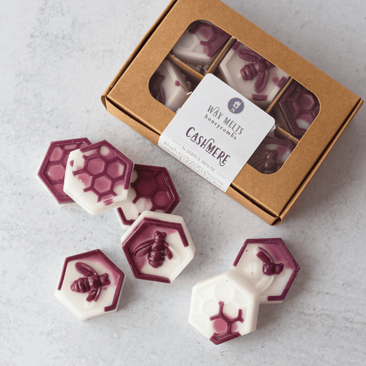 Cashmere Honeycomb Wax Melts - Black Cardamom Cinnamon Ginger Peppercorn - Jarful House