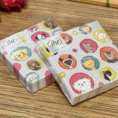 Cat or Dog Cocktail Napkins