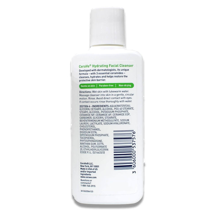 CeraVe Hydrating Face Wash - 3 oz - 24 Pack Contarmarket
