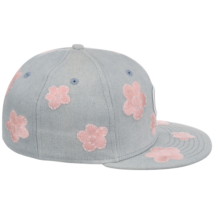 Chicago Cubs MLB Denim Flower New Era 59FIFTY