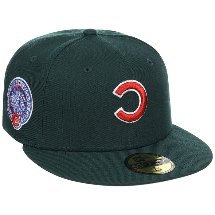 Chicago Cubs MLB Flipmode 2.0 New Era 59FIFTY (Dark Green/Dark Green/Gray)