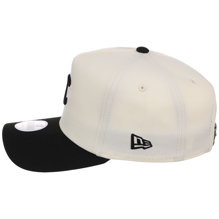 Chicago Cubs Women's New Era 9FORTY Chrome x Black A-Frame