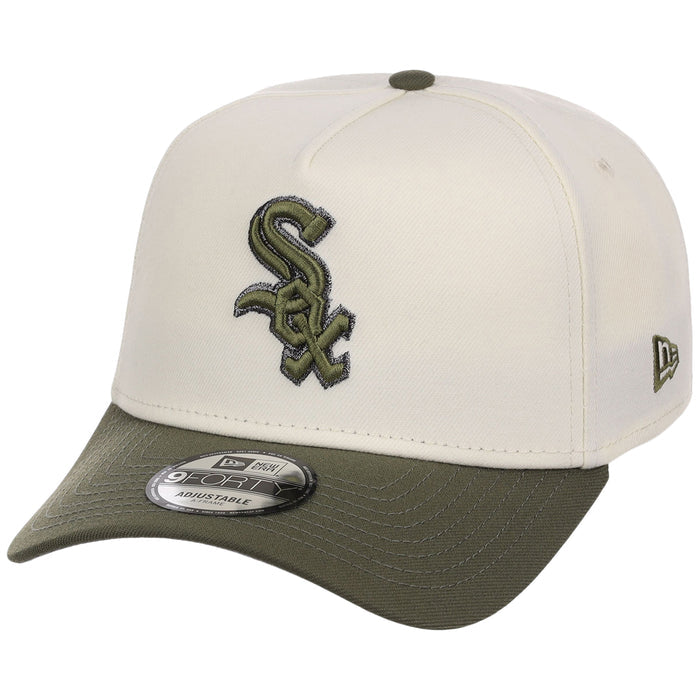Chicago White Sox MLB Chrome Olive New Era 9FORTY
