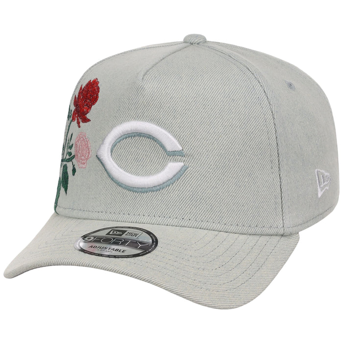 Cincinnati Reds MLB Denim Flower New Era 9FORTY