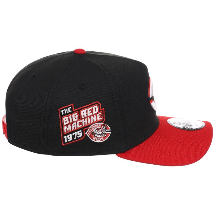 Cincinnati Reds MLB Flipmode 2.0 New Era 9FORTY A-Frame (Black/Red/Gray)