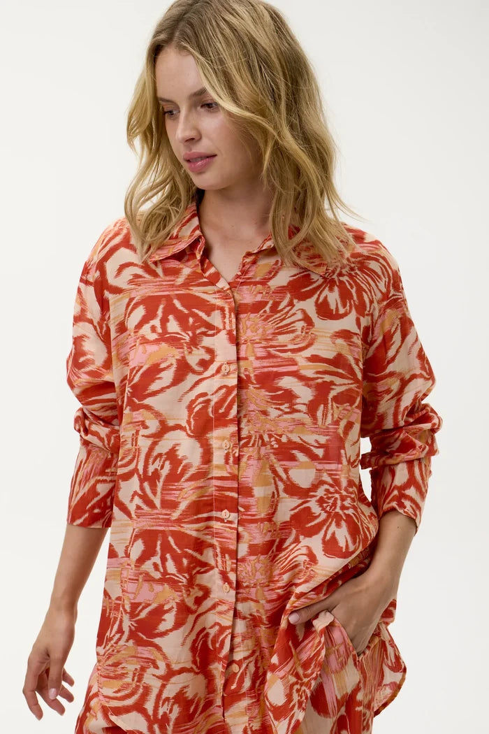 CLAUDIA SHIRT | Procida Fiesta - Darling & Domain