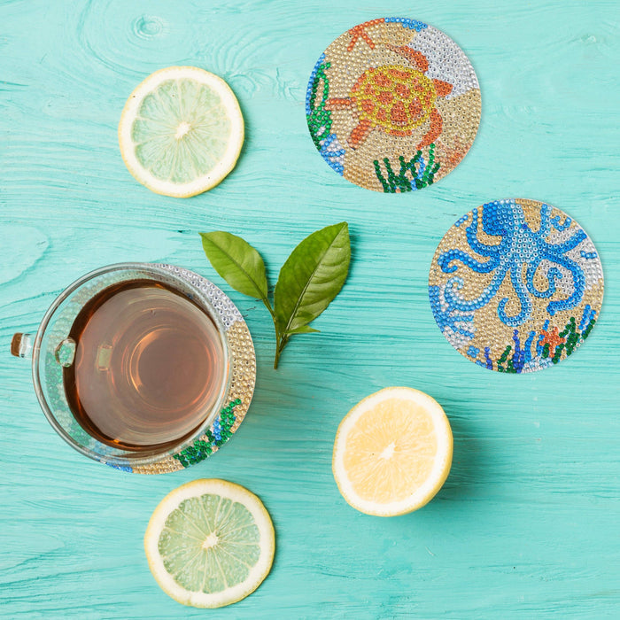 Coasters - Deep Sea - Diamond Art Club DIY Kit