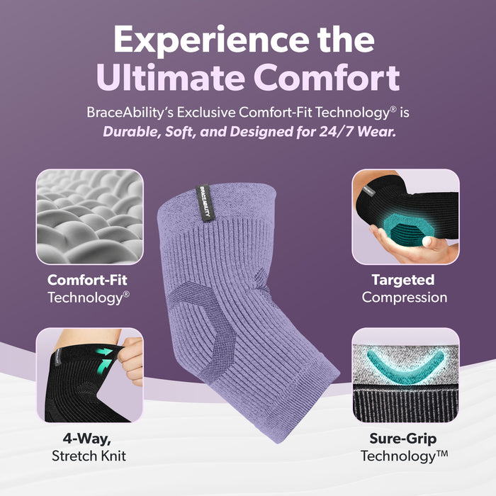 experience the ultimate comfort with braceability's exclusive comfort-fit technology for soft, durable, and twenty-four seven wear