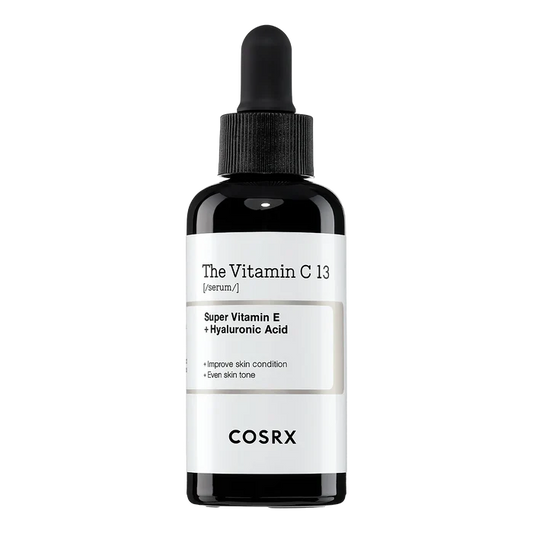 COSRX The Vitamin C 13 Serum i svart glassflaske med pipette for sensitiv hud