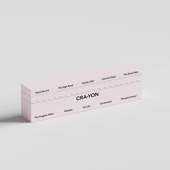 CRA-YON Duftprøvepakke med 10 x 2ml parfymesamples i rosa boks