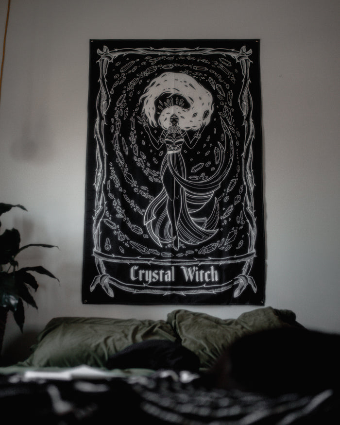 Crystal Witch Wall Tapestry