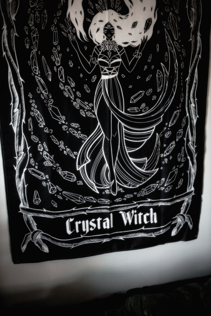Crystal Witch Wall Tapestry
