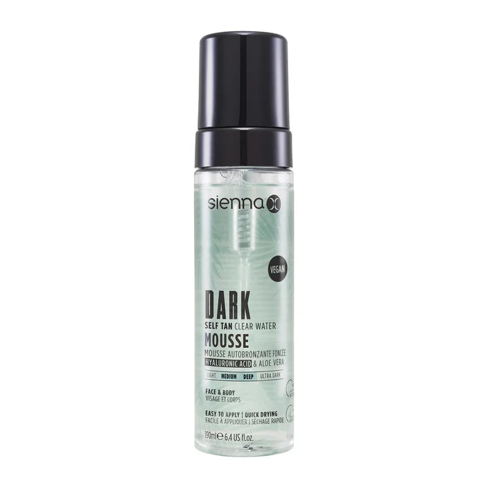 Dark Self Tan Clear Water Mousse
