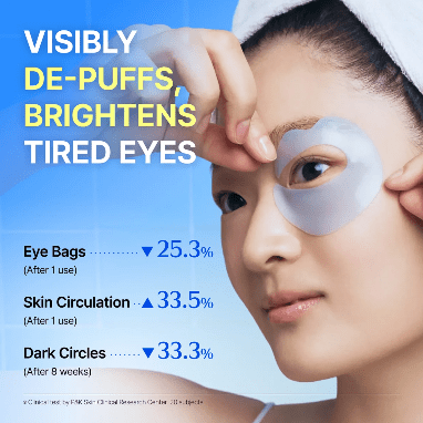 dear Klairs Blue Caffeine Full Cover Eye Patch (60 Patches) رقعة العين الكاملة من دير كليرز الزرقاء بالكافيين - Princess Cosmetics Qatar