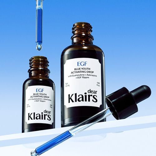 dear Klairs EGF Blue Youth Activating Drop 50ml قطرات تنشيط الشباب الزرقاء من دير كليرز إي جي إف - Princess Cosmetics Qatar