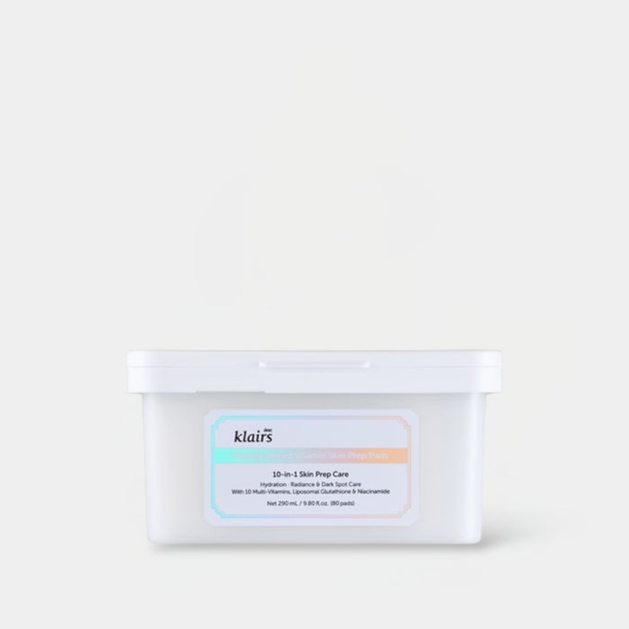 dear Klairs Freshly Juiced Vitamin Skin Prep Pads (80 Pads) مناديل كليرز الطازجة للعناية بالبشرة بالفيتامينات - Princess Cosmetics Qatar