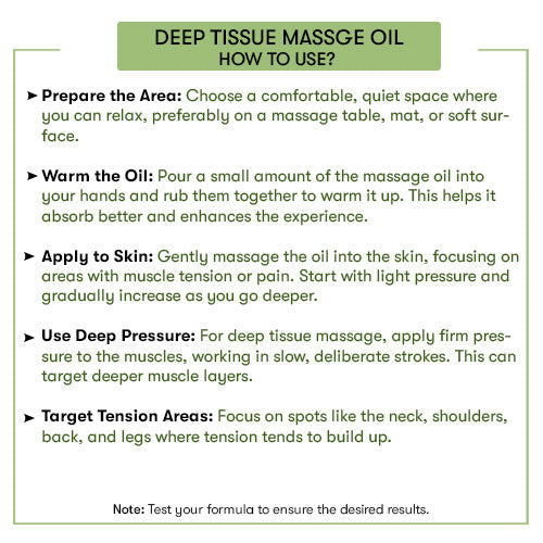 How to Use Deep Tissue Massage Oil