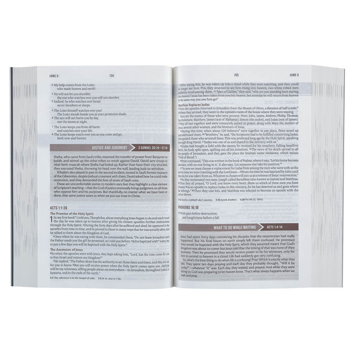 Devotional Bible Nlt For Men Softcover - Blue