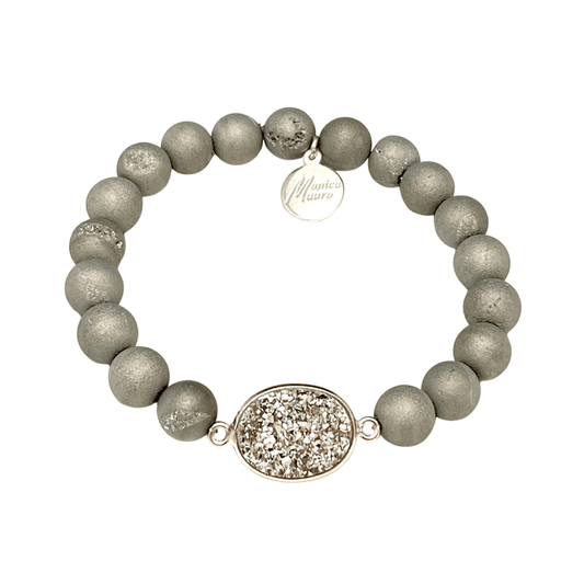 DISCONTINUED -Druzy Solitaire Bracelet | Monica Mauro