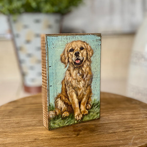 Dog Wood Portrait