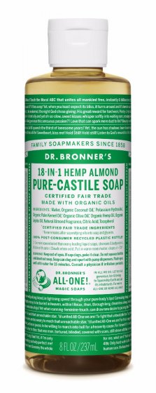 Dr. Bronners: 18 in 1 Liquid Soap 8oz(237mL)