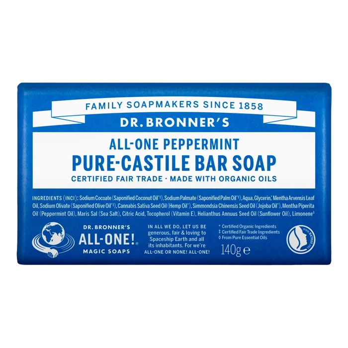 Dr. Bronner's Castile såpe Peppermynte