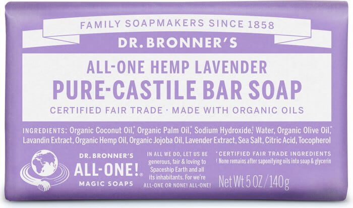 Dr. Bronner's: Pure-Castile Bar Soap