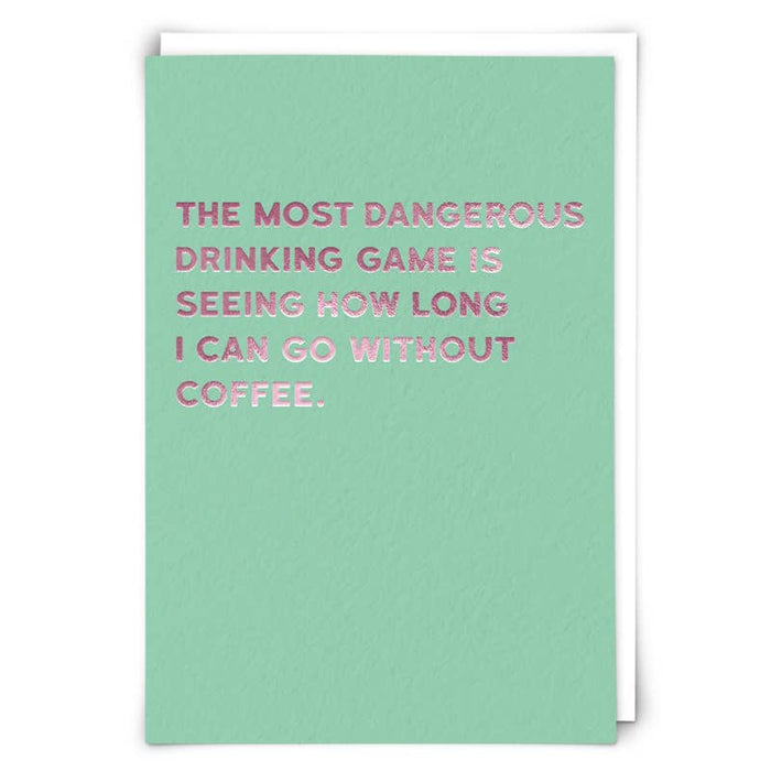 Drinking Greetings Card - Taryn x Philip Boutique